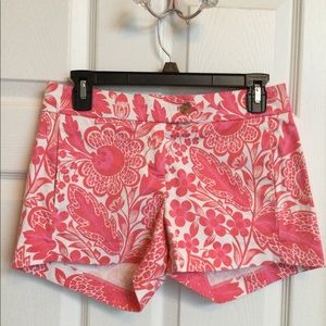 J. Crew size 00 Pink floral shorts